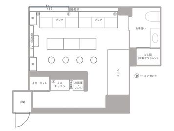 CasaBlan難波2ndの間取り図