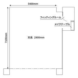 レンタルスタジオ スタジオコードスリーの間取り図