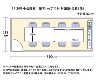 TMビル オフィスゴコマチ208の間取り図