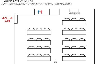 赤坂レンタルスペース貸会議室 会議室の間取り図