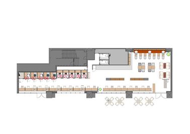 SHARE LOUNGE 亀戸 with H¹T OPENSPACE カジュアルMTG（4名用）の間取り図