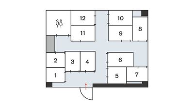 【ビズボ渋谷宮益坂】 ビズボ渋谷宮益坂No.1の間取り図