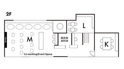 合間 / FEAT.space 小諸 Room K（2階）の間取り図