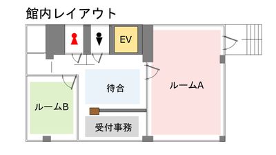 名駅セミナーオフィス（ＡＢ） 会議室ルームＢの間取り図