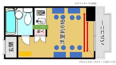【レンタル会議室】横浜西口コミュニケーションスペース（CS） 横浜駅徒歩3分の🉐パーティースペース！[15]の間取り図