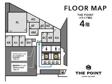 THE POINT エキニア横浜 ルーム『4G』の間取り図