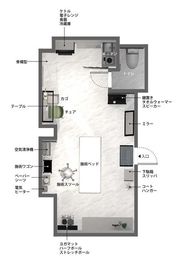 間取り図 - レンタルサロンtreat立川 完全個室プライベートサロンの間取り図