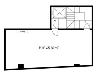 アオイチスタジオ 白ホリスタジオの間取り図