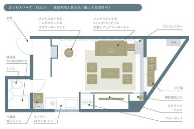 solaris 池袋店 【池袋駅徒歩6分】女性限定スペース solaris(ソラリス)の間取り図