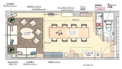 Blue boxビル ナチュラルスペース銀座の間取り図