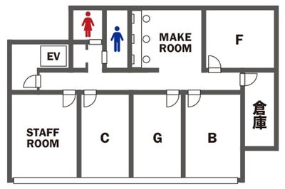 MONOスタジオ 撮影レンタルスタジオ（Fスタジオ）の間取り図