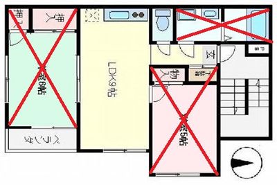 レンタルルーム/会議室/撮影 駅近/会議、撮影、教室、女子会にの間取り図