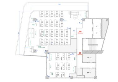 間取り図 - TIME SHARING渋谷ワールド宇田川ビル【無料WiFi】 9F 会議室 Bの間取り図