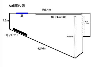 スタジオディライツ　北浦和 【会議室】スタジオディライツ北浦和A　北浦和駅3分の間取り図