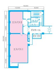 小原流会館（青山小原ビル） エスパスⅡ【ホール・イベント・ギャラリー・展示即売会用プラン】の間取り図