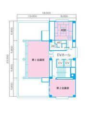 小原流会館（青山小原ビル） 10F第2会議室【会議・研修用プラン】の間取り図