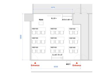 間取り図 - WORKING PARK EN＜リビエラ南青山ビル＞ 410号室の間取り図