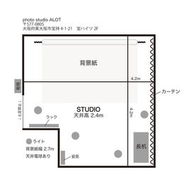 間取り図 - 宝ハイツ photo studio ALOTの間取り図