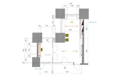 516_スタジオローズベール恵比寿店 レンタルスペースの間取り図