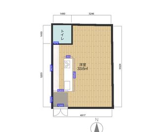 調布三鷹レンタルスペース  多目的ミニホール【調布/三鷹/吉祥寺】深大寺/ピアノ有《即決》の間取り図