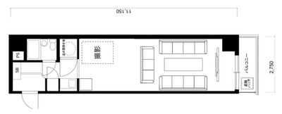 秋葉原✨大型📺ボドゲ🎳女子会 R-space 秋葉原の間取り図