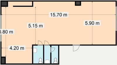 Studio Remyu なにわGROWUP　大阪梅田難波天王寺の間取り図