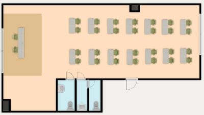 Studio Remyu なにわGROWUP　大阪梅田難波天王寺の間取り図