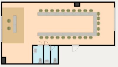 Studio Remyu なにわGROWUP　大阪梅田難波天王寺の間取り図