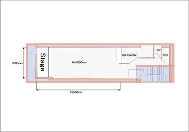 CHELSEA TERRACE 【※臨時休業中】撮影・イベントの間取り図