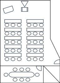 会議室平面図 - ホテルグリーンコア白岡 会議室＆ミーティングルームの間取り図
