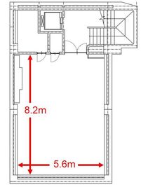 GALLERY 日本橋滄浪閣 ギャラリー、展示会場、会議室、ワークスペース、撮影スタジオなどの間取り図