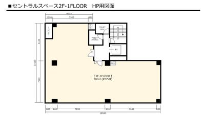 BPセントラルスペース南船場 cs2F-1フロアの間取り図