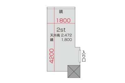 BUZZ BAYSIDE(浜松町)　STUDIO BUZZ 2stの間取り図