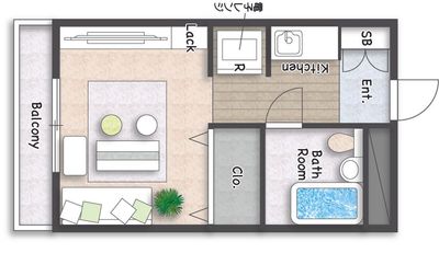 レンタルスペース　MARO船橋の間取り図