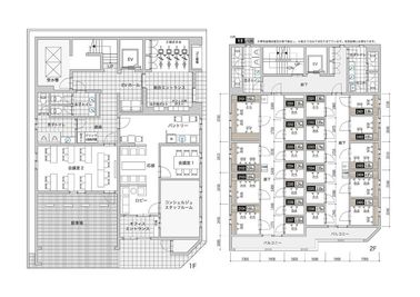 NJオフィス静岡 タイムオン2202の間取り図