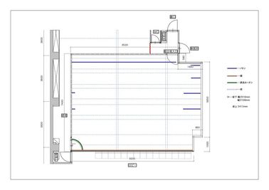 シアター・アルファ東京 【恵比寿駅から徒歩3分】鏡・音響機材あり　稽古場の間取り図