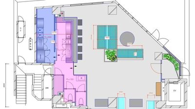 恵比寿の焚き火バー CityCamp / シティーキャンプの間取り図