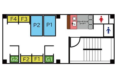 【ONLY ONE TIME】 オンリーワンタイムオフィスF3の間取り図