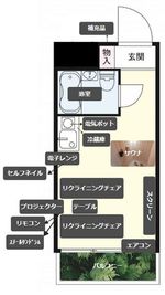 ととのうち プラベートサウナ「ととのうち」の間取り図