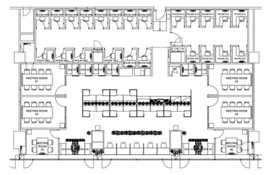 H¹T有楽町（サテライト型シェアオフィス） ROOM X 18の間取り図