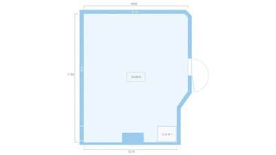 スタジオサイズ - FAKE STUDIOの間取り図
