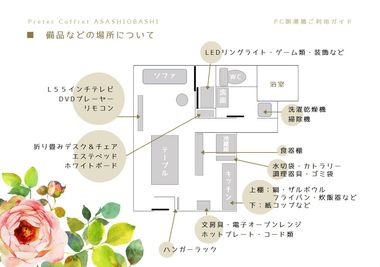 プレテコフレ朝潮橋 駅前レンタルスペースの間取り図