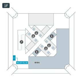 テレキューブ 神戸商工貿易センタービル 1F 227-01の間取り図