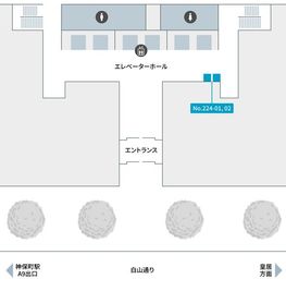 テレキューブ 興和一橋ビル1F 224-01の間取り図