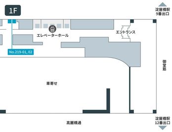 テレキューブ 大阪興銀ビル1F 219-01の間取り図