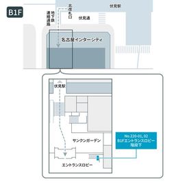 テレキューブ 名古屋インターシティB1F 220-01の間取り図