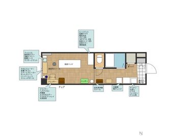 施術をするのに充分な広さがあります。 - NS salon 川崎（ノートルスタジオサロンカワサキ） 【川崎駅徒歩5分】完全個室のプライベートサロンの間取り図