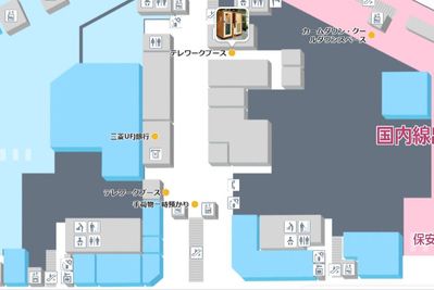 セントレア空港テレワークブース テレワークブースNO2の間取り図