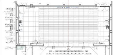 クールジャパンパーク大阪 クールジャパンパーク大阪・大ホールのステージのみの間取り図