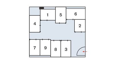 【ビズボ東京駅八重洲京橋】 ビズボ東京駅八重洲京橋No.4の間取り図